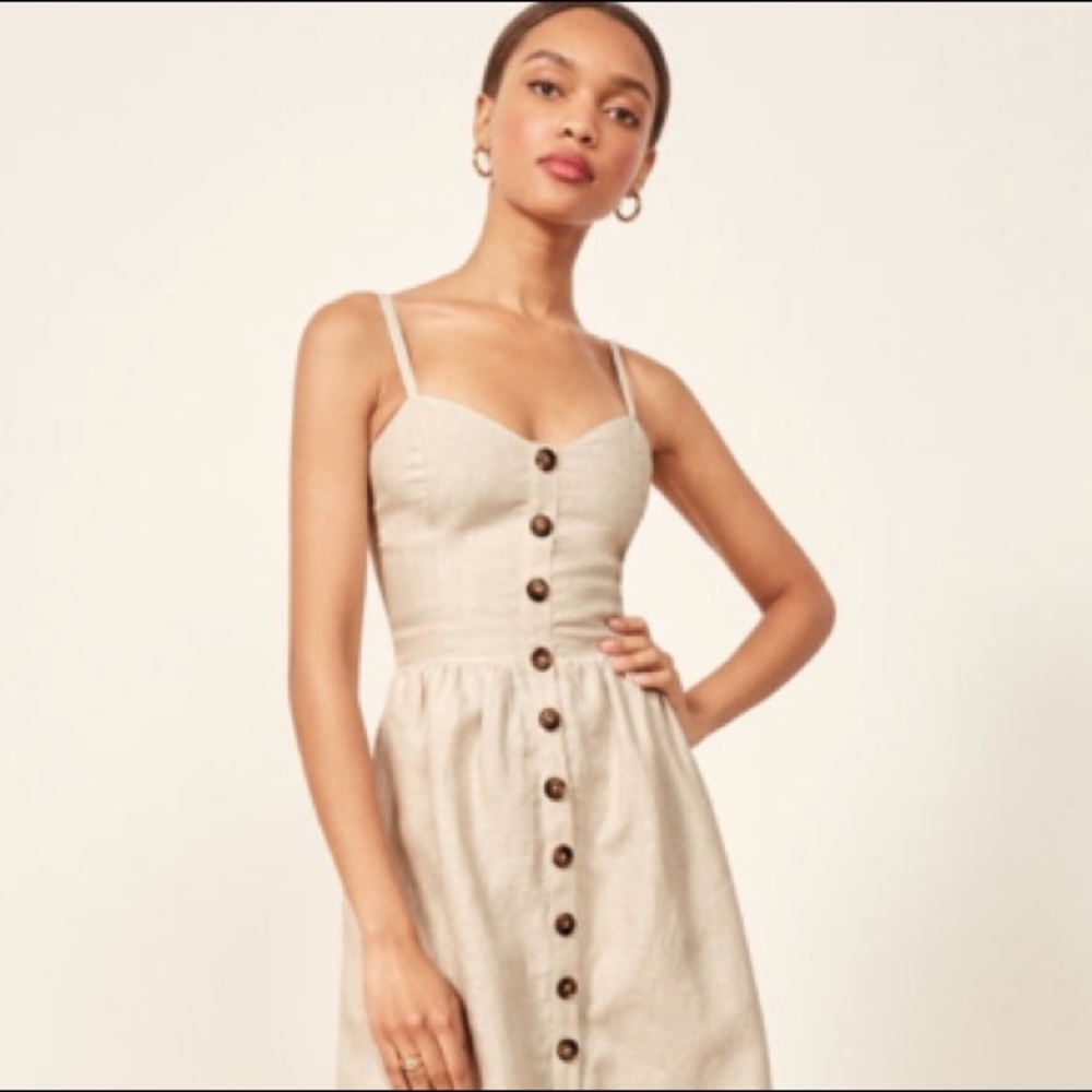 NWT SOLD OUT! Reformation Thelma Dress - Picture 2 of 8